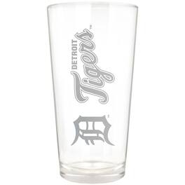 Great American Products - Detroit Tigers Etched 16oz. Vertical Rally Cry Pint Glass - Multicolor