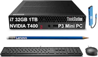 Lenovo ThinkStation P3 Tiny Workstation Desktop Intel Core i7 Lenovo ThinkStation P3 Tiny Workstation Desktop Intel Core i7