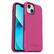 Front. OtterBox - Symmetry Antimicrobial Case for Apple iPhone 13 - Renaissance Pink.