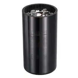 Unique Bargains - CD60 Motor Run Capacitor, 430-516uF MFD AC125V, 50-60Hz, for Electric Motor, 46x86mm - Black