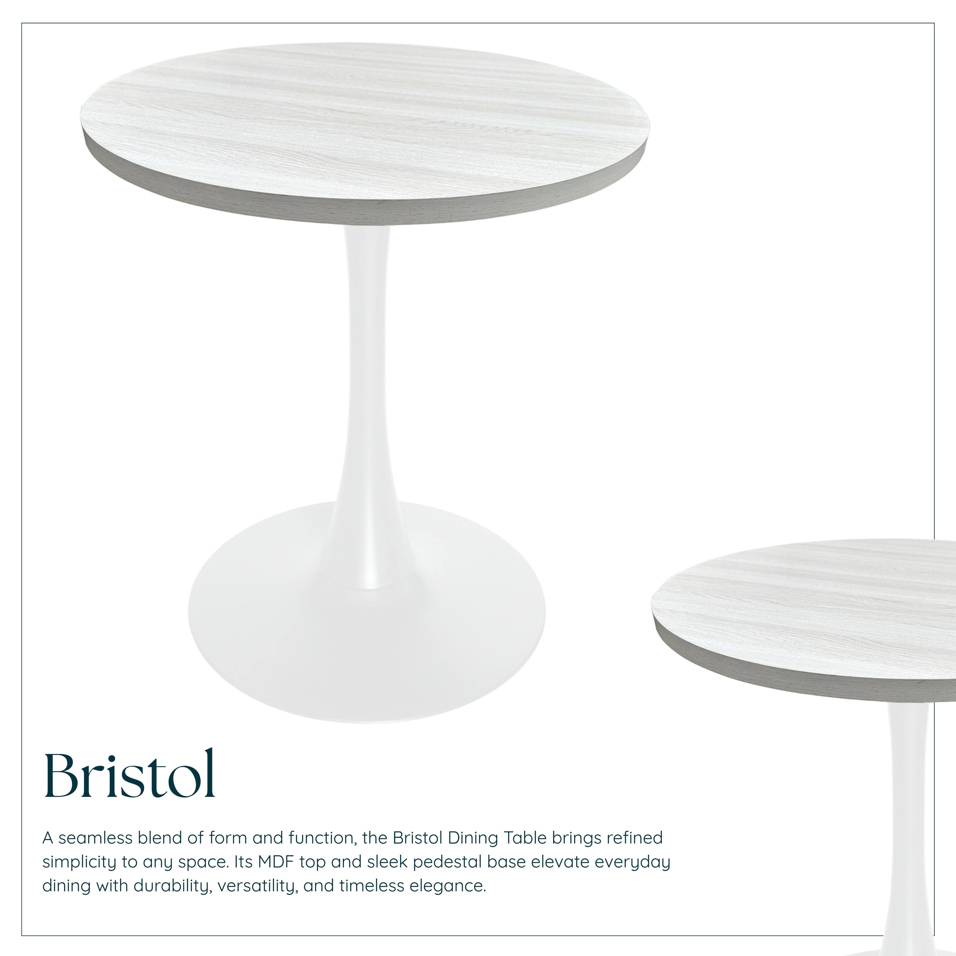 Bristol

A seamless blend of form and function, the Bristol Dining Table brings refined simplicity to any space. Its MDF top and sleek pedestal base elevate everyday dining with durability, versatility, and timeless elegance.