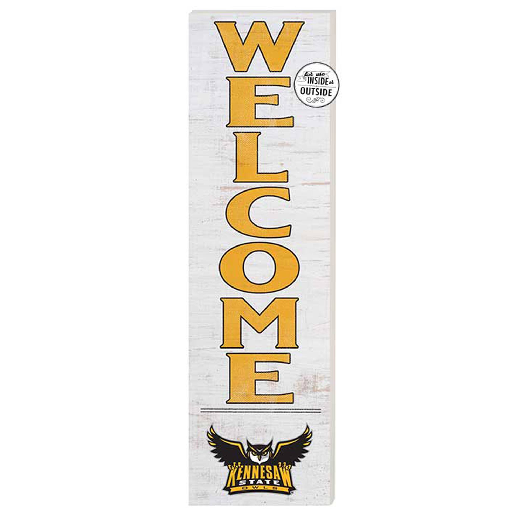 Kennesaw State Owls 10'' x 35'' Indoor/Outdoor Welcome Sign