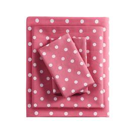 Gracie Mills - Bode 100% Cotton Sheet Set for Kids - Dark Pink
