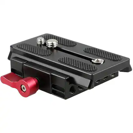 Front. CAMVATE - CAMVATE Quick Release Mount Base QR Plate for Manfrotto Standard Accessory.