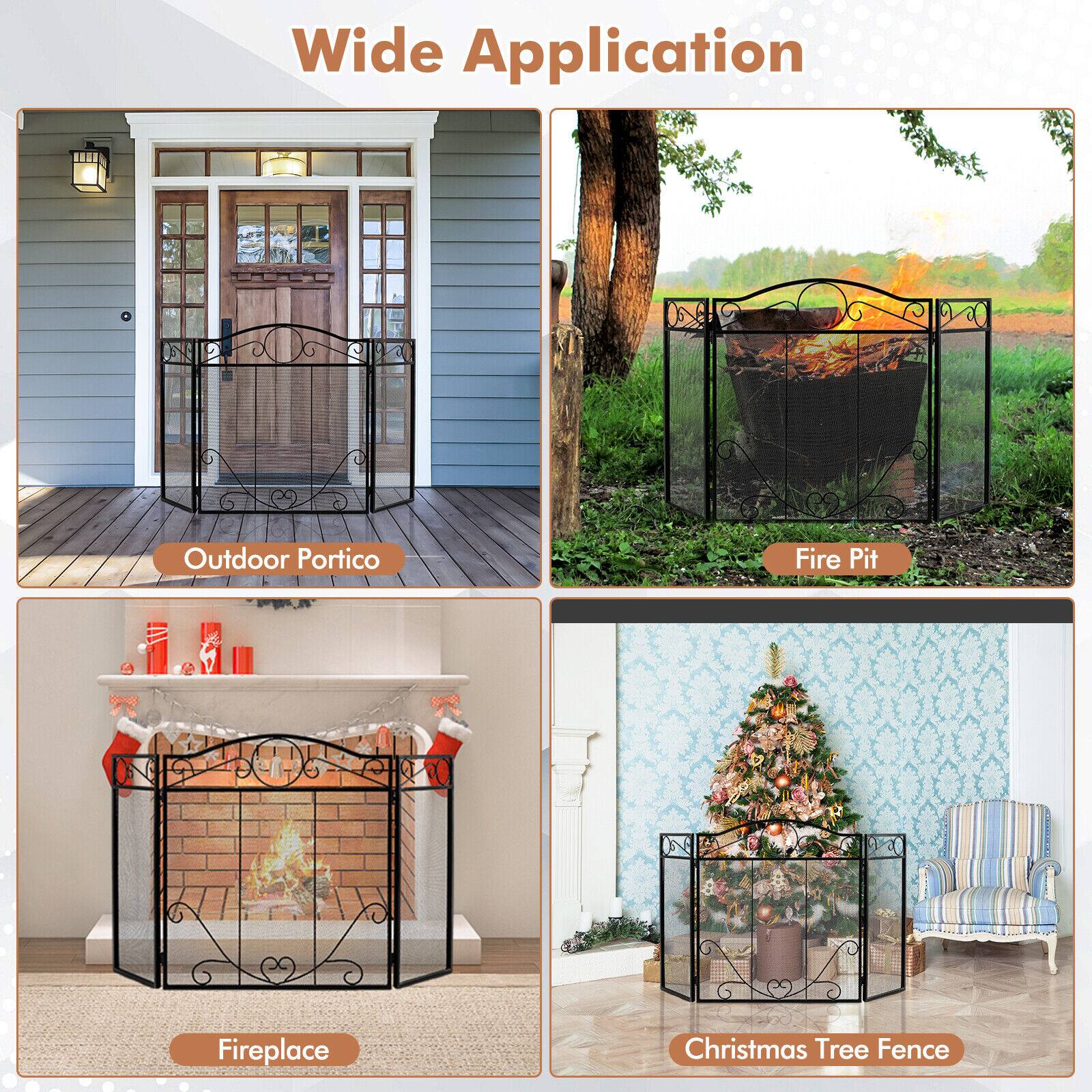 Wide Application
Outdoor Portico
Fire Pit
Fireplace
Christmas Tree Fence