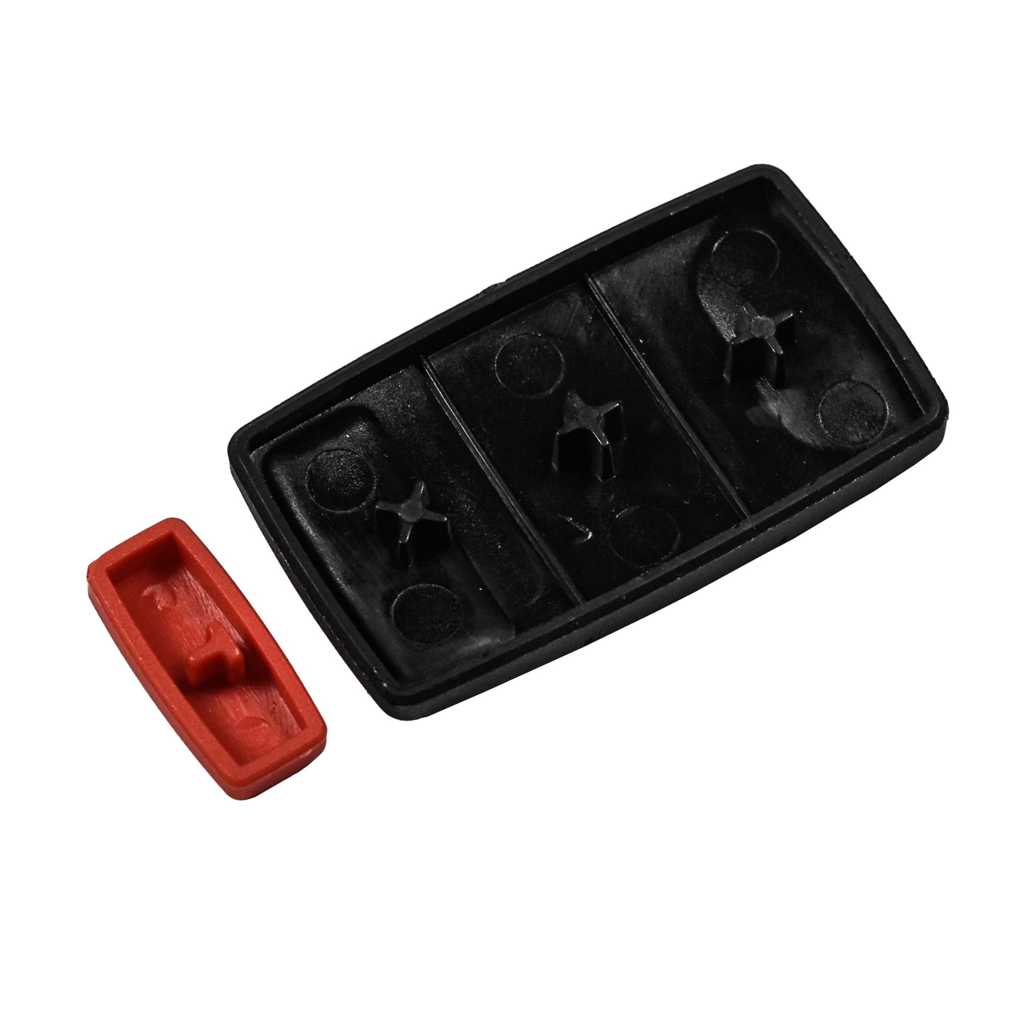 Back. HQRP - 3-Button + Panic Key Fob Button Pad Repair Compatible with VW Beetle 2000-2005 Folding Flip Remote - Black.