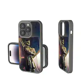 Keyscaper - Star Wars: The Mandalorian Portrait Soft Touch Phone Case - Apple iPhone 15 - Din Djarin