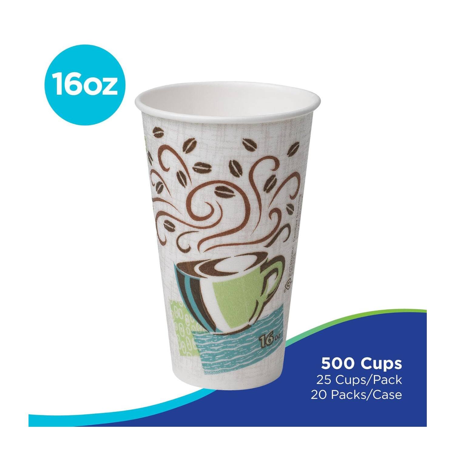 16oz BO 0 0e 86 16 0 500 Cups 25 Cups/Pack 20 Packs/Case