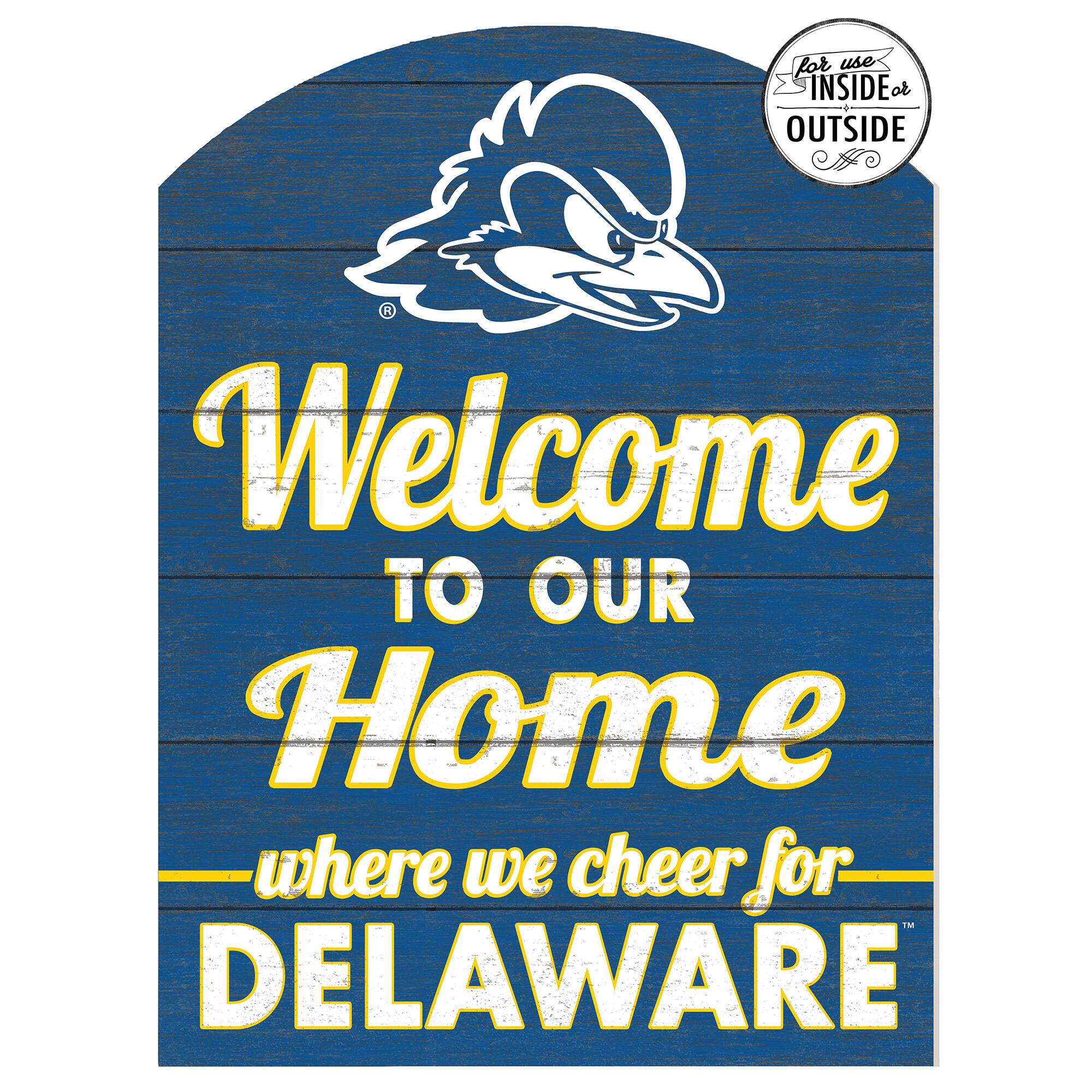 Delaware Fightin' Blue Hens 16'' x 22'' Marquee Sign