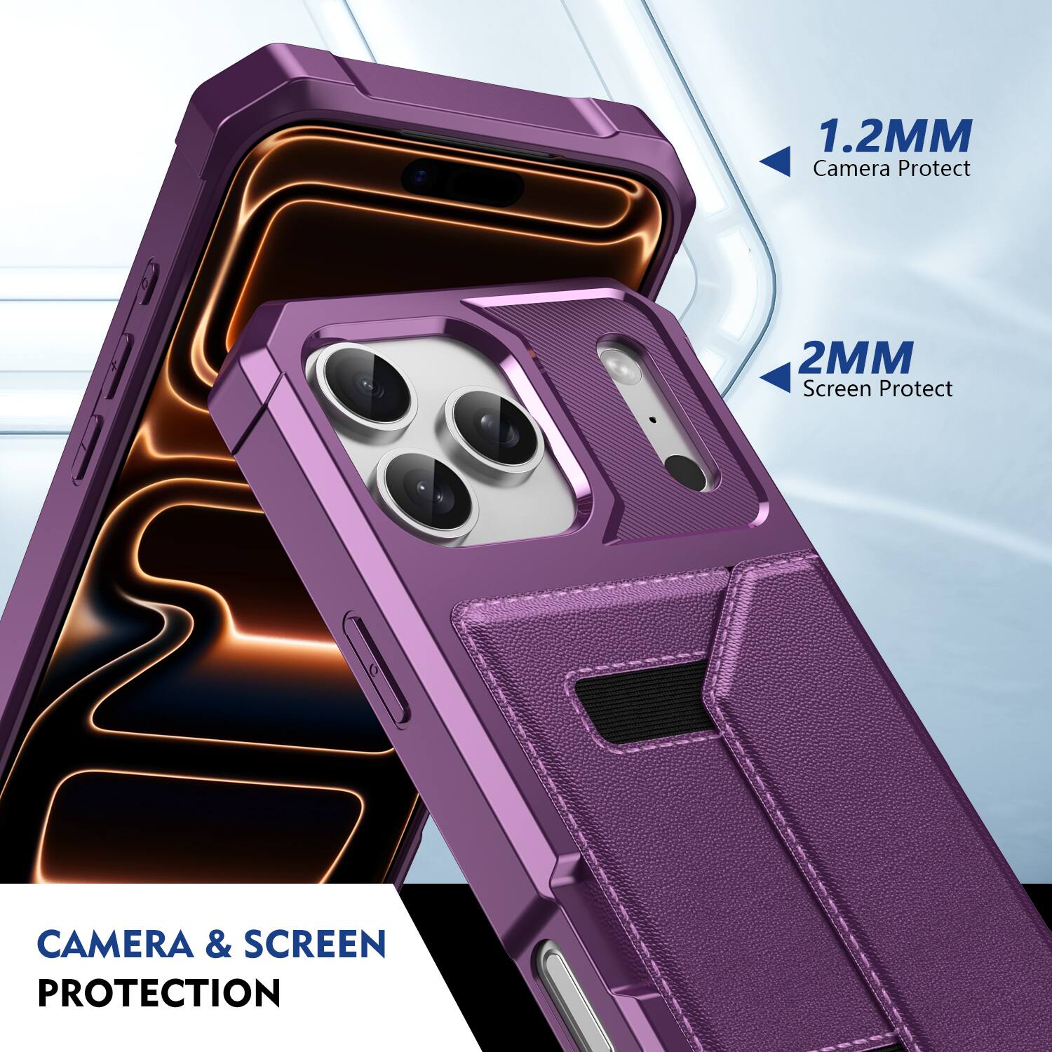 1.2MM Camera Protect  
2MM Screen Protect  
CAMERA & SCREEN PROTECTION