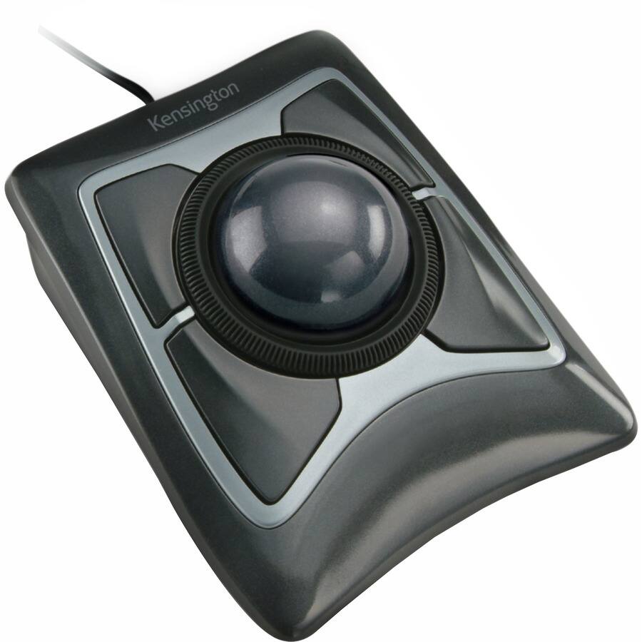 Alt View 1. Kensington - Kensington Expert Mouse Wired Trackball - Optical USB - Black.