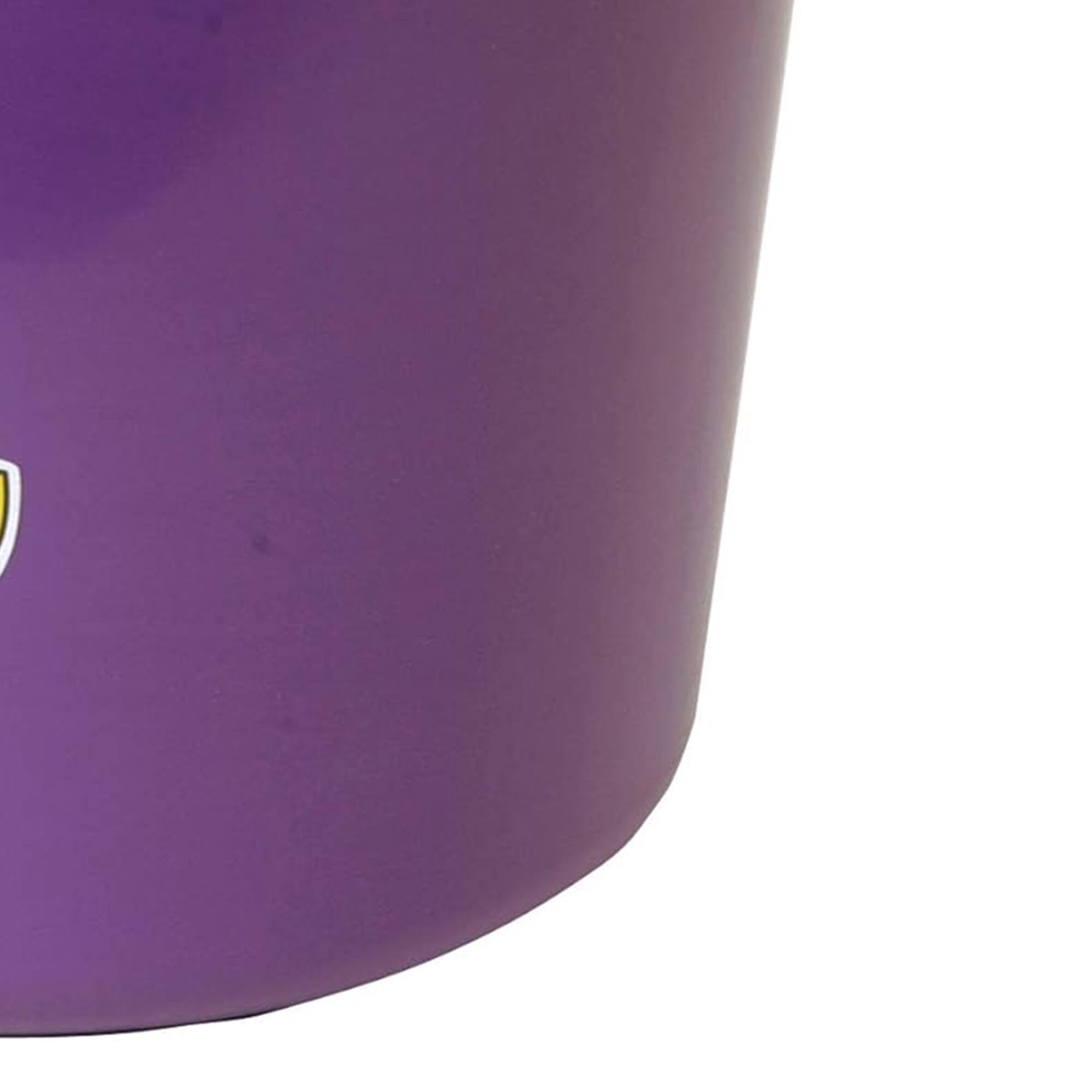 Alt View 2. Little Giant - Little Giant Flat Back Plastic Animal Feed Bucket, Metal Handle, 20 Qt, Purple - PURPLE.