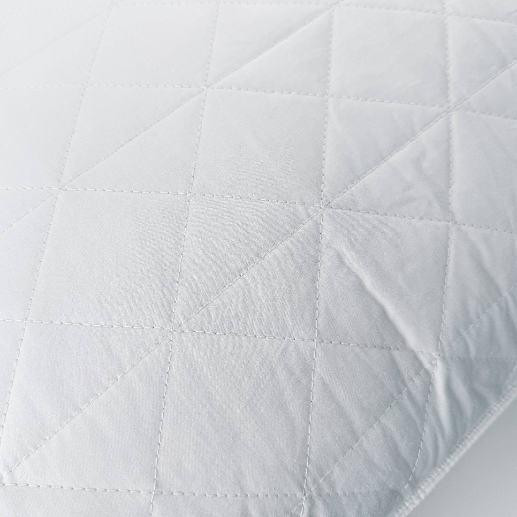 Alt View 1. Peace Nest - Peace Nest 2 Pack Goose Feather Pillow with Breathable Cotton Cover, Zigzag Wave Pattern, King - Zigzag Wave Pattern.