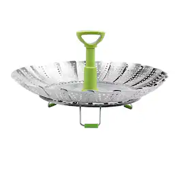 Kitcheniva - Stainless Steel Folding Steamer Basket - Multicolor