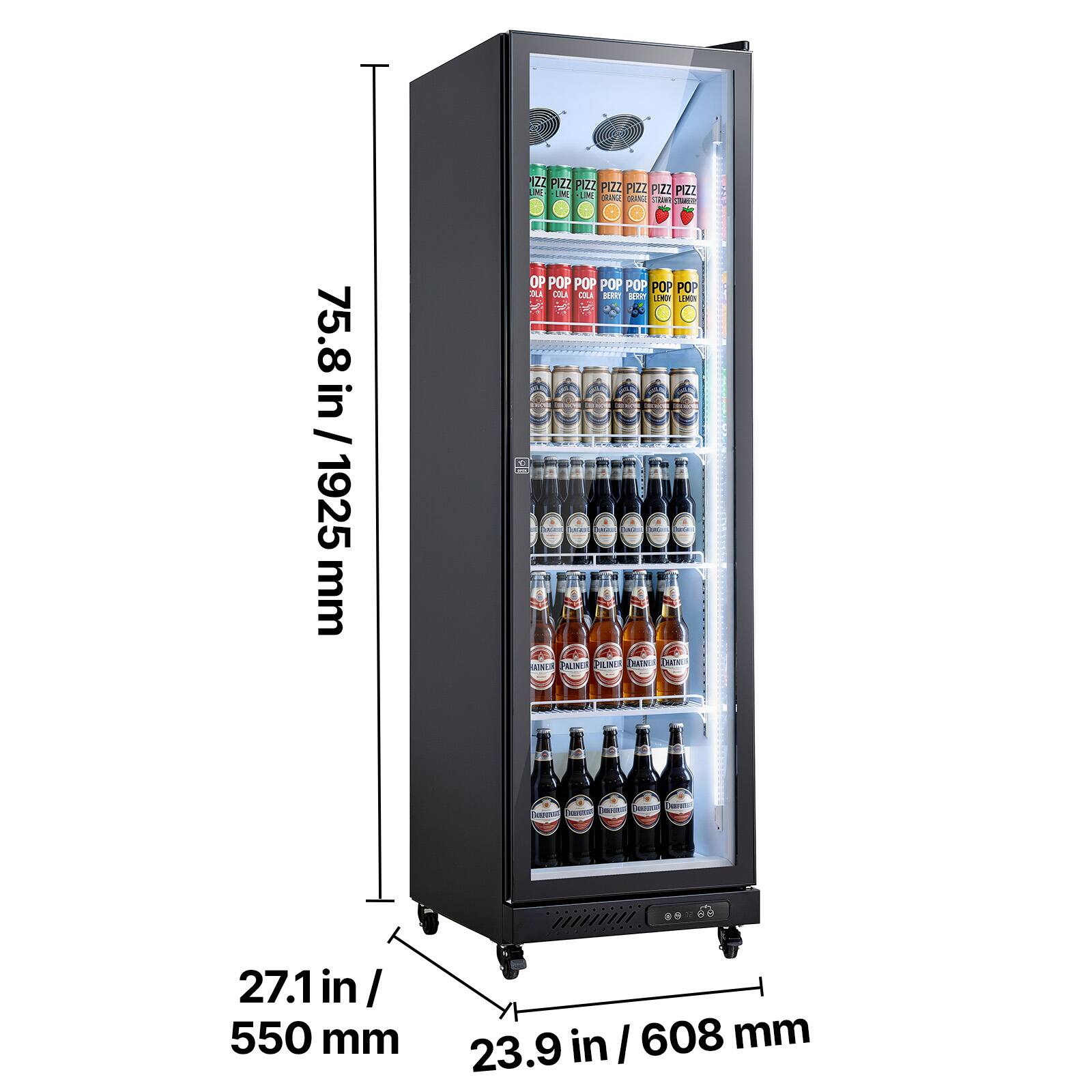 127 7 P27 POZ M 922 PIZZ P12Z UM M N -   - 75.8 in / 1925 mm OP POP POP POP POP POP POP DLA COLA CO -RT MEIUT  a M & 1 - - SILINL N DV ANL - I | . 27.1 in / 550 mm in I 608 mm 23.9