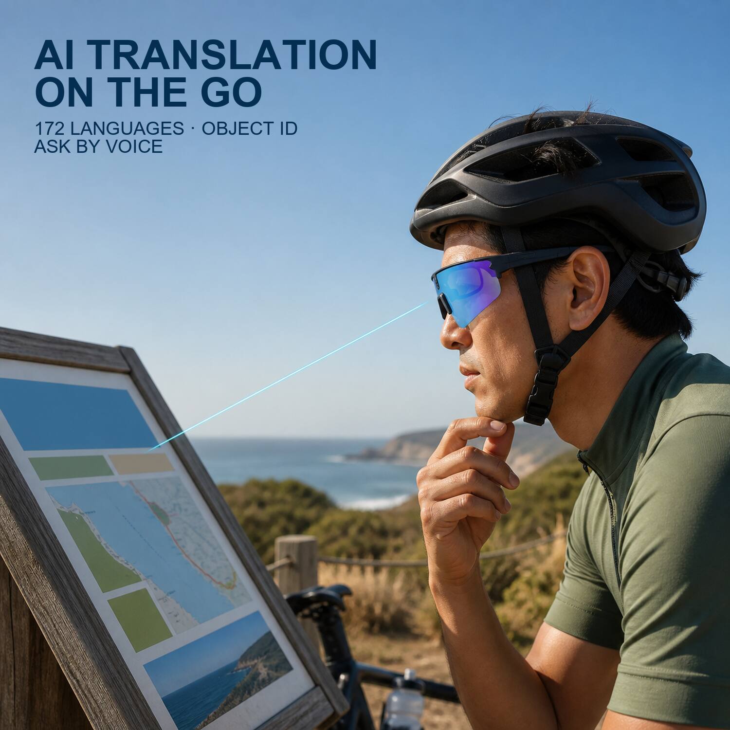 AI TRANSLATION ON THE GO  
172 LANGUAGES • OBJECT ID  
ASK BY VOICE