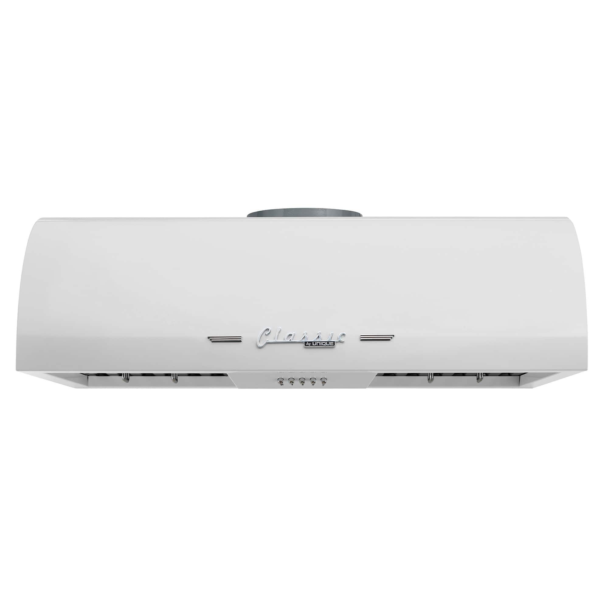 Unique Appliances - 30 inches - Externally Vented - Under cabinet Range Hood - Marshmallow White