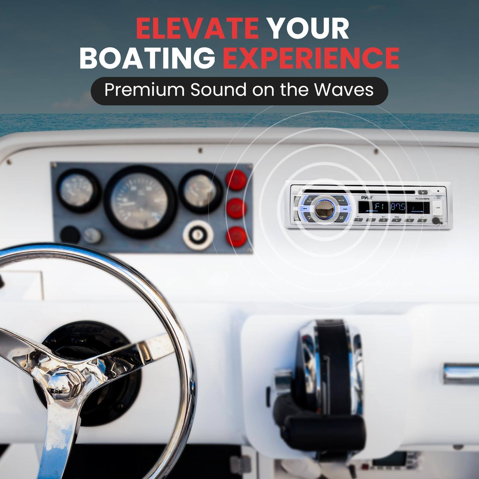ELEVATE YOUR BOATING EXPERIENCE  
Premium Sound on the Waves