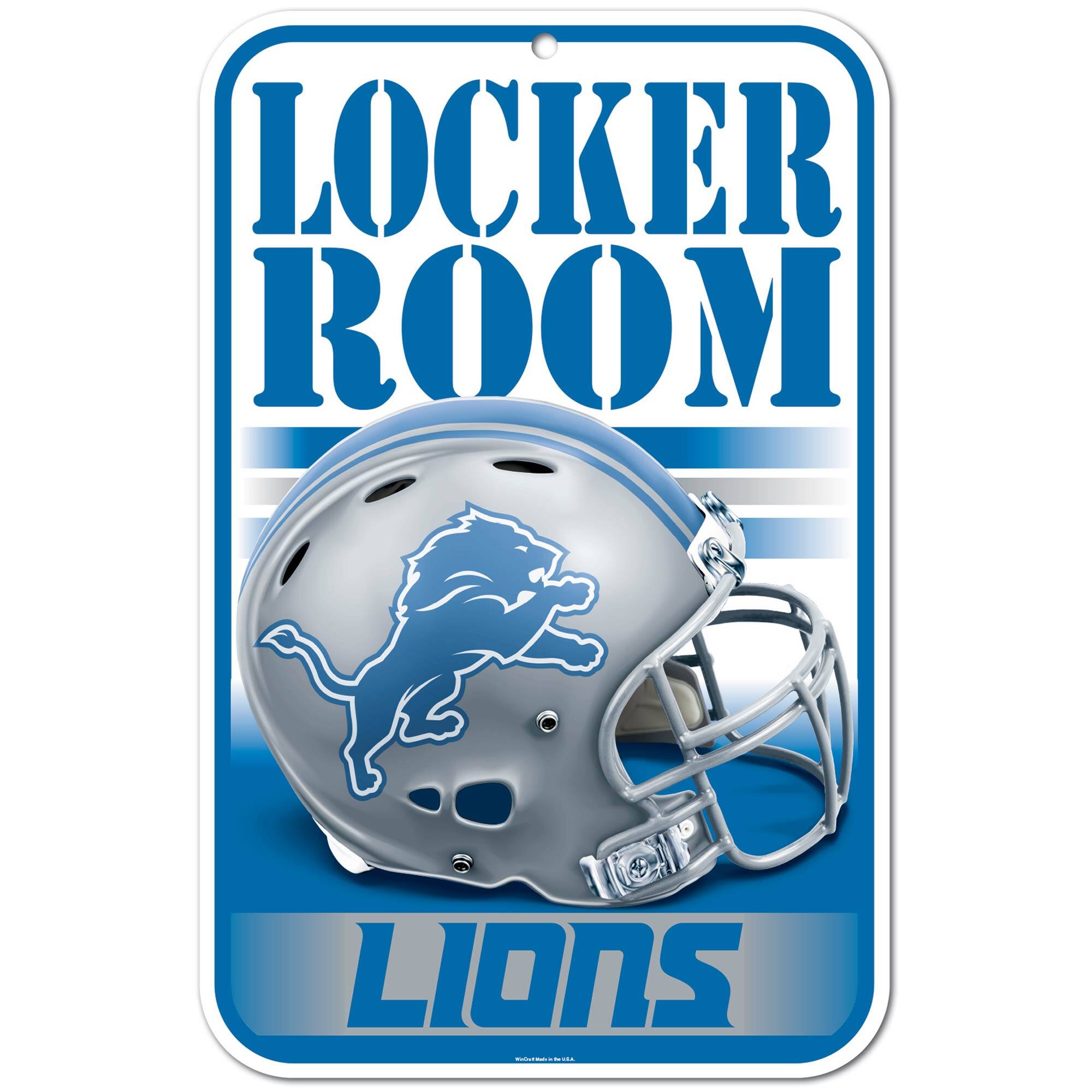 Detroit Lions 11" x 17" Indoor/Outdoor Sign