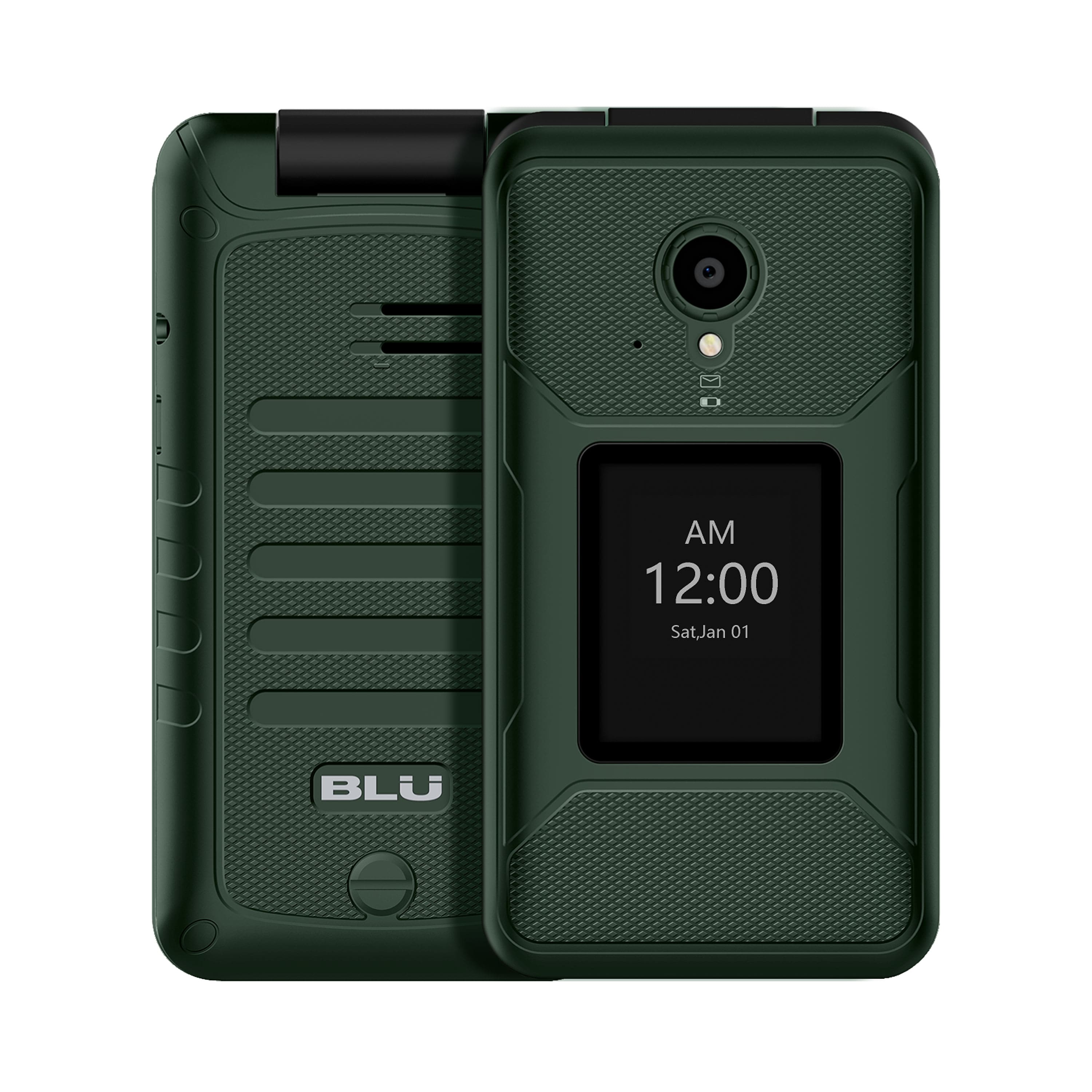 Best Buy: BLU Tank Flip Phone 4GB (Unlocked) Green T0100UU