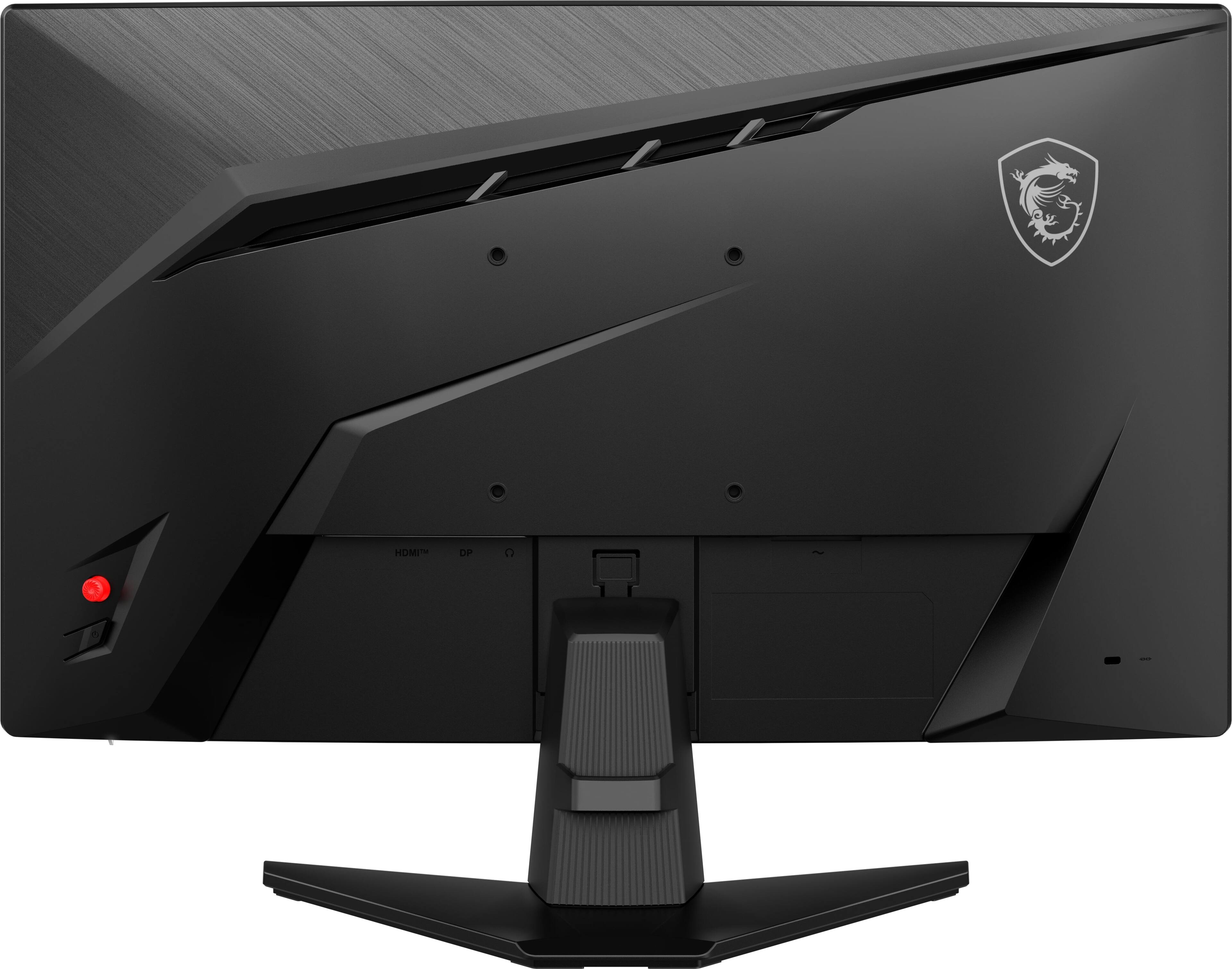 Back. MSI - MAG 242C 24" VA LCD Curved FHD 180Hz 1ms Adaptive Sync Gaming Monitor with HDR ready  (DisplayPort, HDMI, 300cd) - Black.