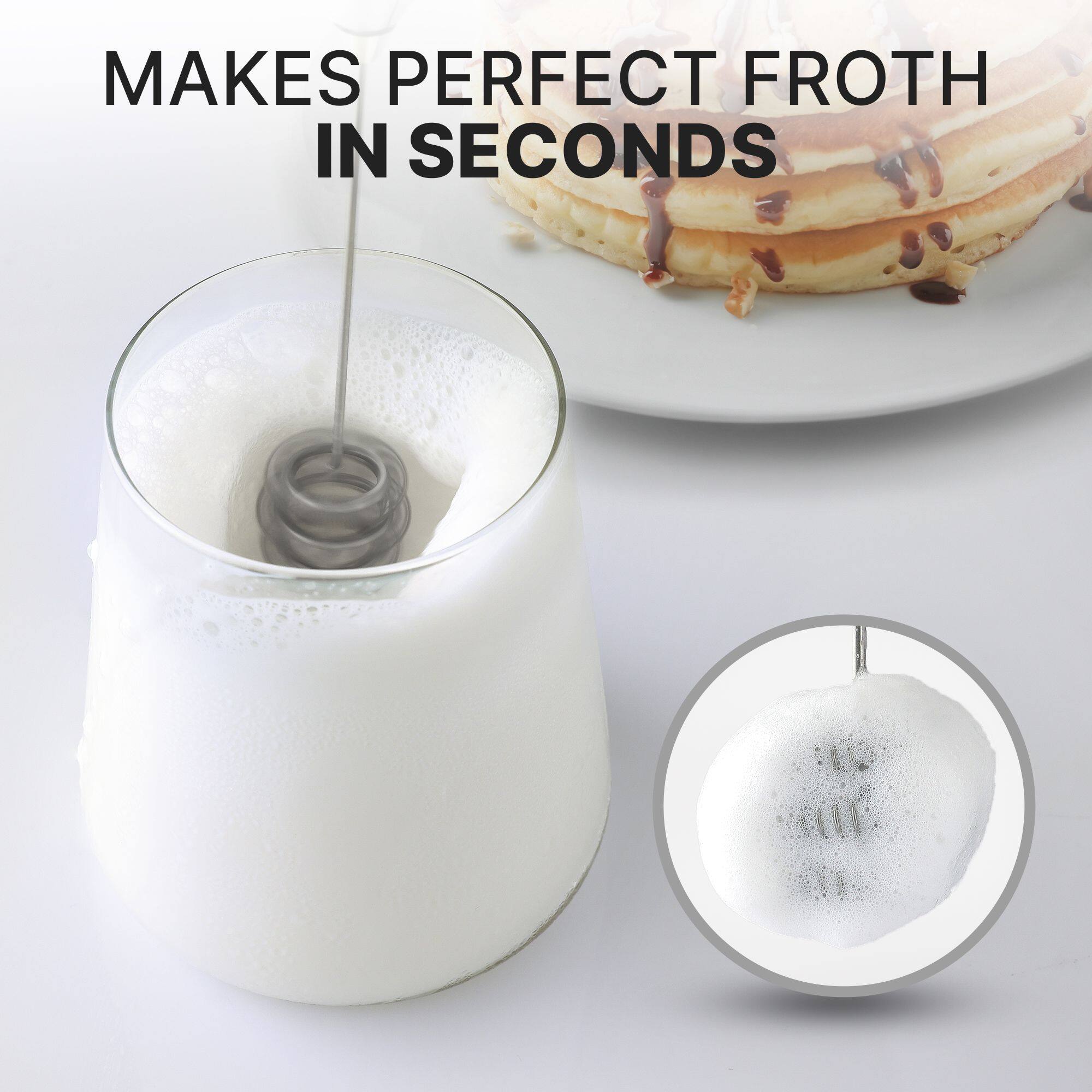 MAKES PERFECT FROTH IN SECONDS