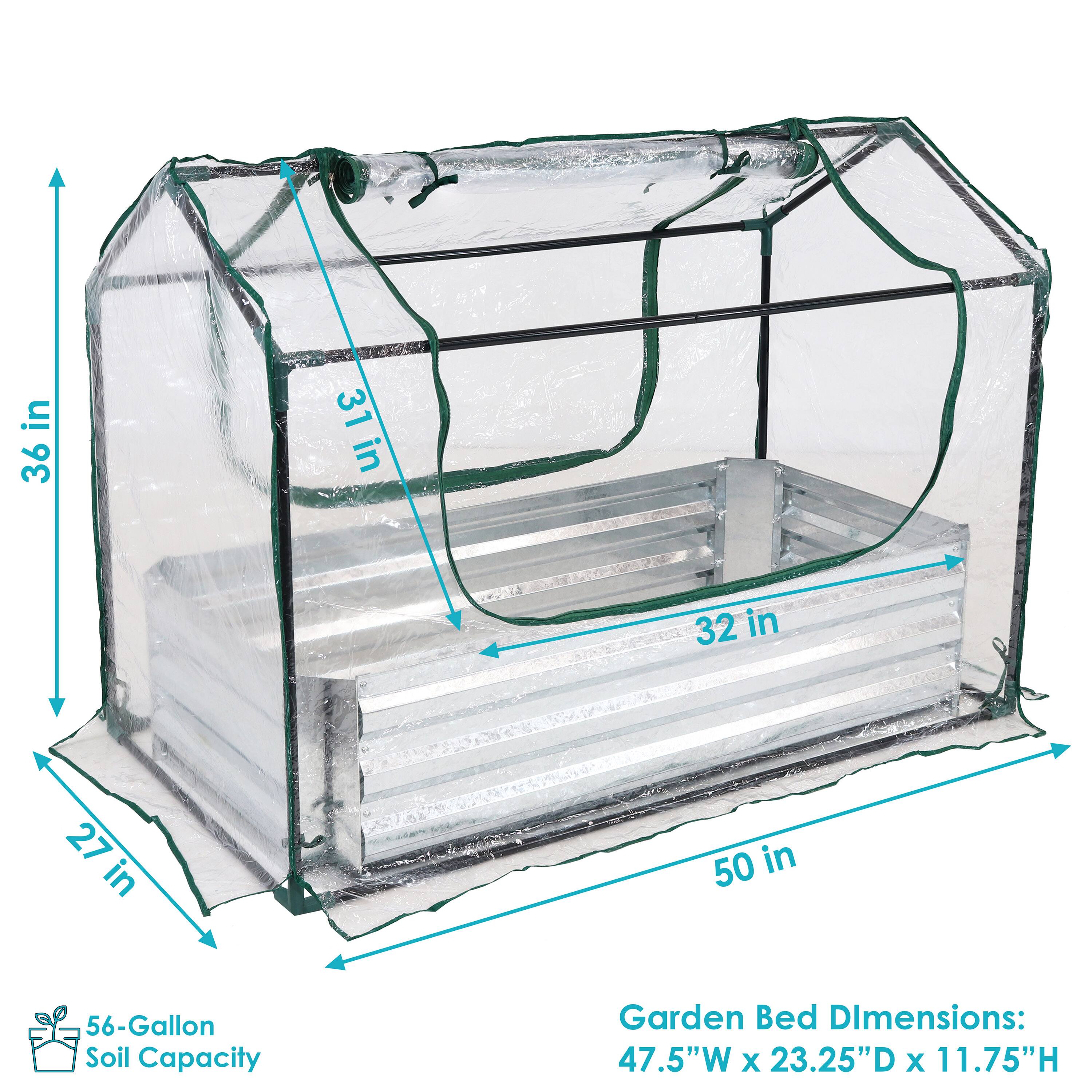 56-Gallon Soil Capacity

Garden Bed Dimensions: 47.5"W x 23.25"D x 11.75"H

36 in
31 in
32 in
27 in
50 in