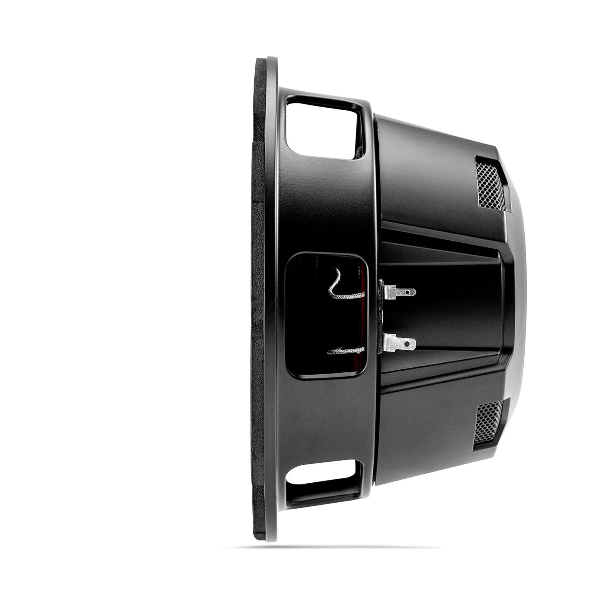 Alt View 8. Crunch - Crunch CRW8D4 8 Inch 250 Watt MAX 4 Ohm Dual Voice Coil Car Subwoofer Speaker - Black.