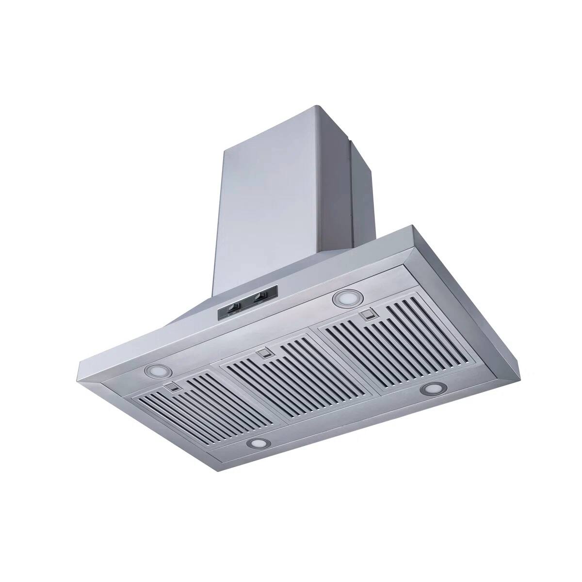 Back. Winflo - Winflo 36 inch Convertible 300-CFM Stainless Steel Island Range Hood - Stainless Steel.