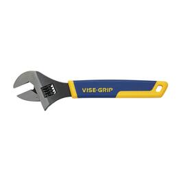 Irwin - Vise-Grip 1-1/4 in. Metric and SAE Adjustable Wrench 10 in. L 1 pc
