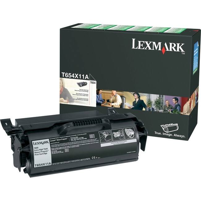 LEXMARK  
T654X11A  
T654  
LEXMARK T654 Extra High Yield Return Program Print Cartridge T654X11A  
CE  
True. Image. Always.