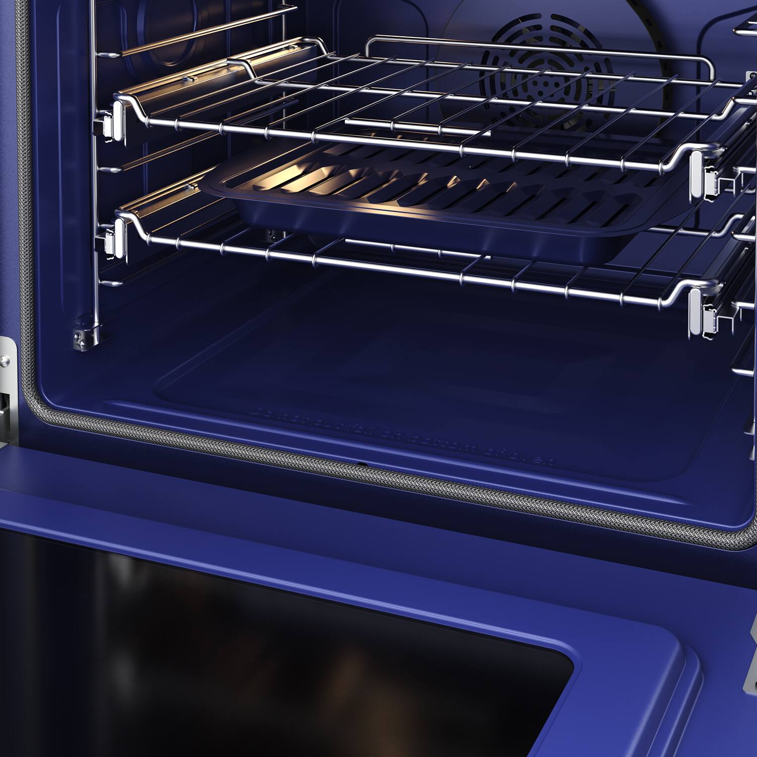 Alt View 4. Thor Kitchen - 30 Inch Built-In Electric Single Wall Oven with Air Fry - Stainless Steel.