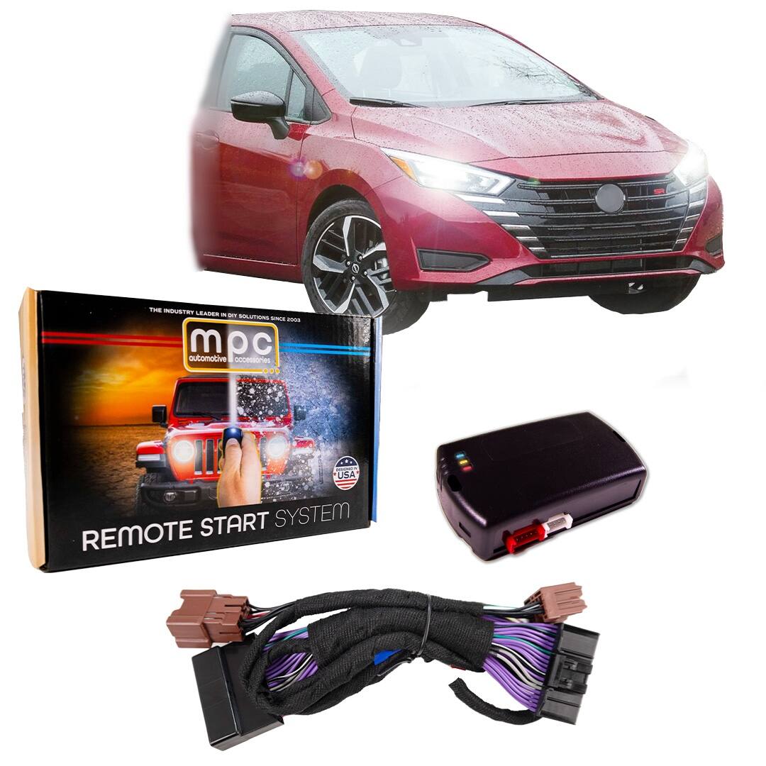 MPC - Remote Start Kit For 2020-2023 Versa | Plug & Play | 3X Lock Use OEM FOB - Black