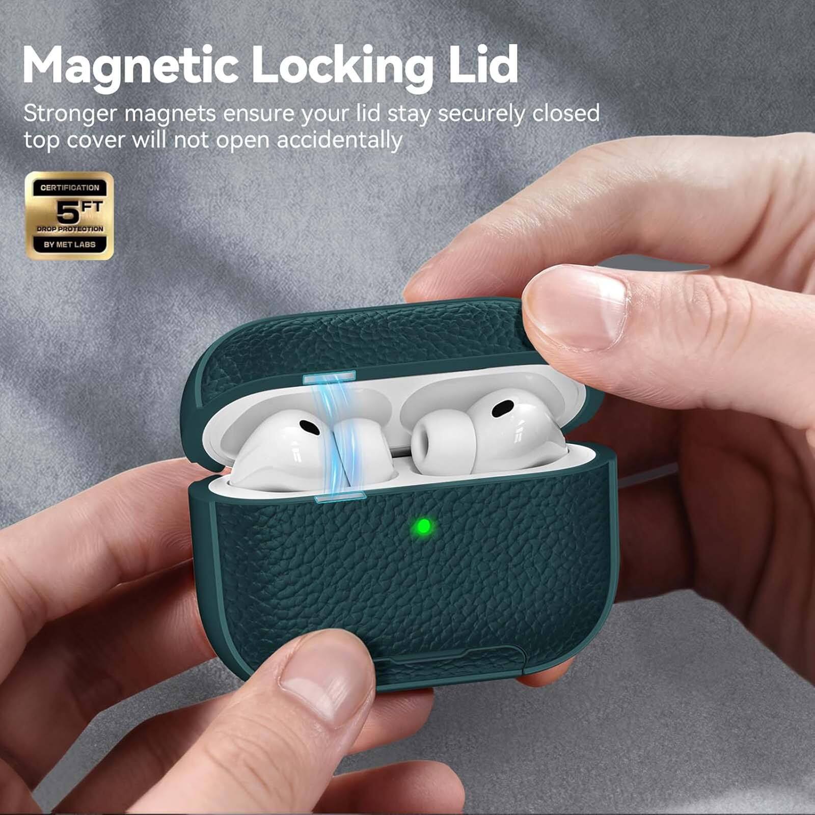 Magnetic Locking Lid  
Stronger magnets ensure your lid stay securely closed  
top cover will not open accidentally  

CERTIFICATION  
5 FT DROP PROTECTION BY MET LABS