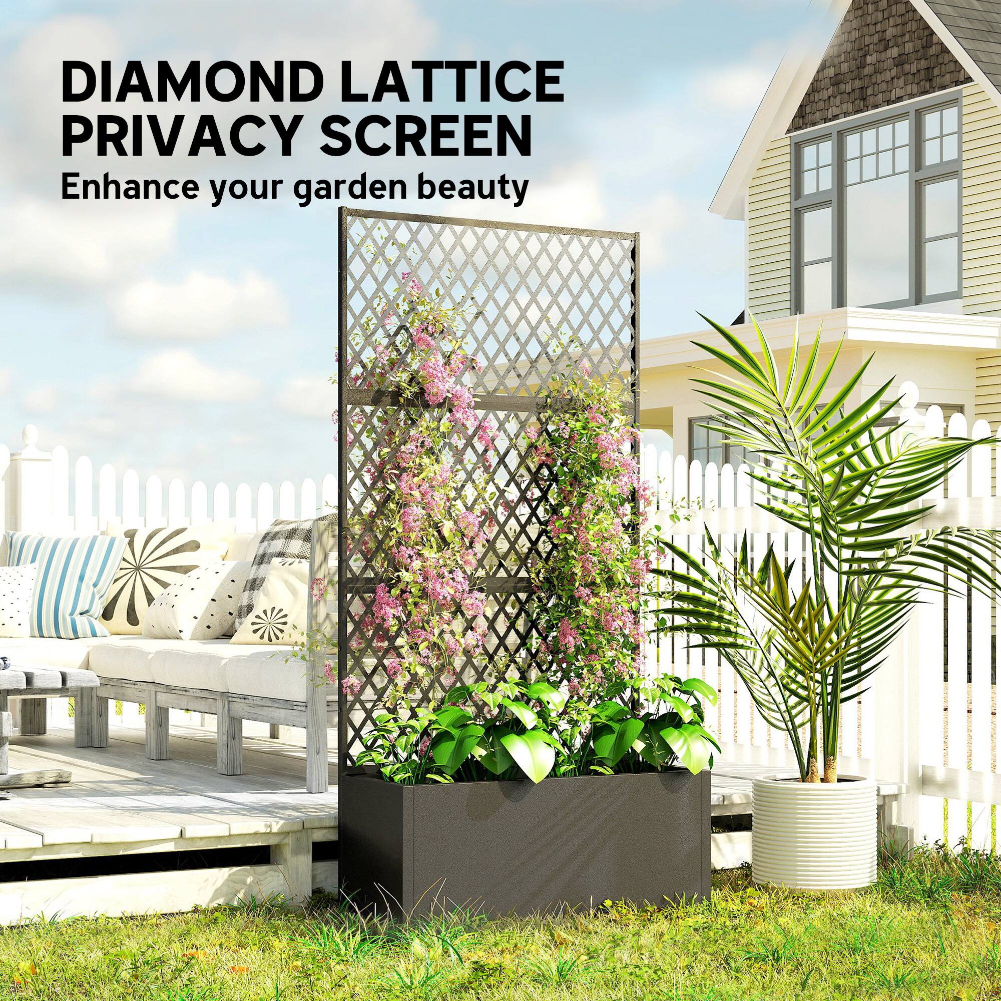 DIAMOND LATTICE PRIVACY SCREEN  
Enhance your garden beauty