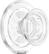 Angle. PopSockets - MagSafe Kick-Out Universal Magnetic Grip & Stand with Adapter Ring for Cell Phones - Clear.