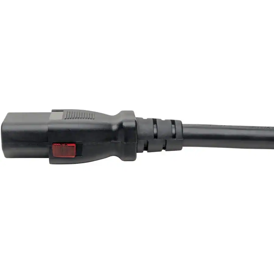 Locking Compuers Tripp Lite by Eaton Heavy Duty PDU Power Cord Locking C13 to C14 15A ...