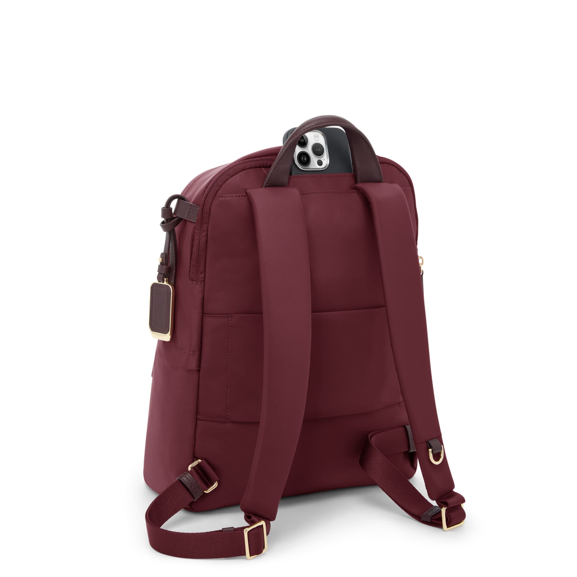 Left. TUMI - Voyageur Halsey Backpack - Wine.