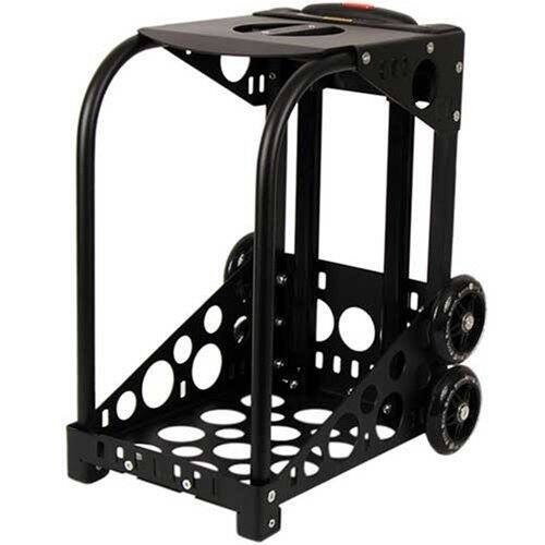 Left. Zuca - Zuca Midnight Sport Insert Bag and Black Frame - Black.