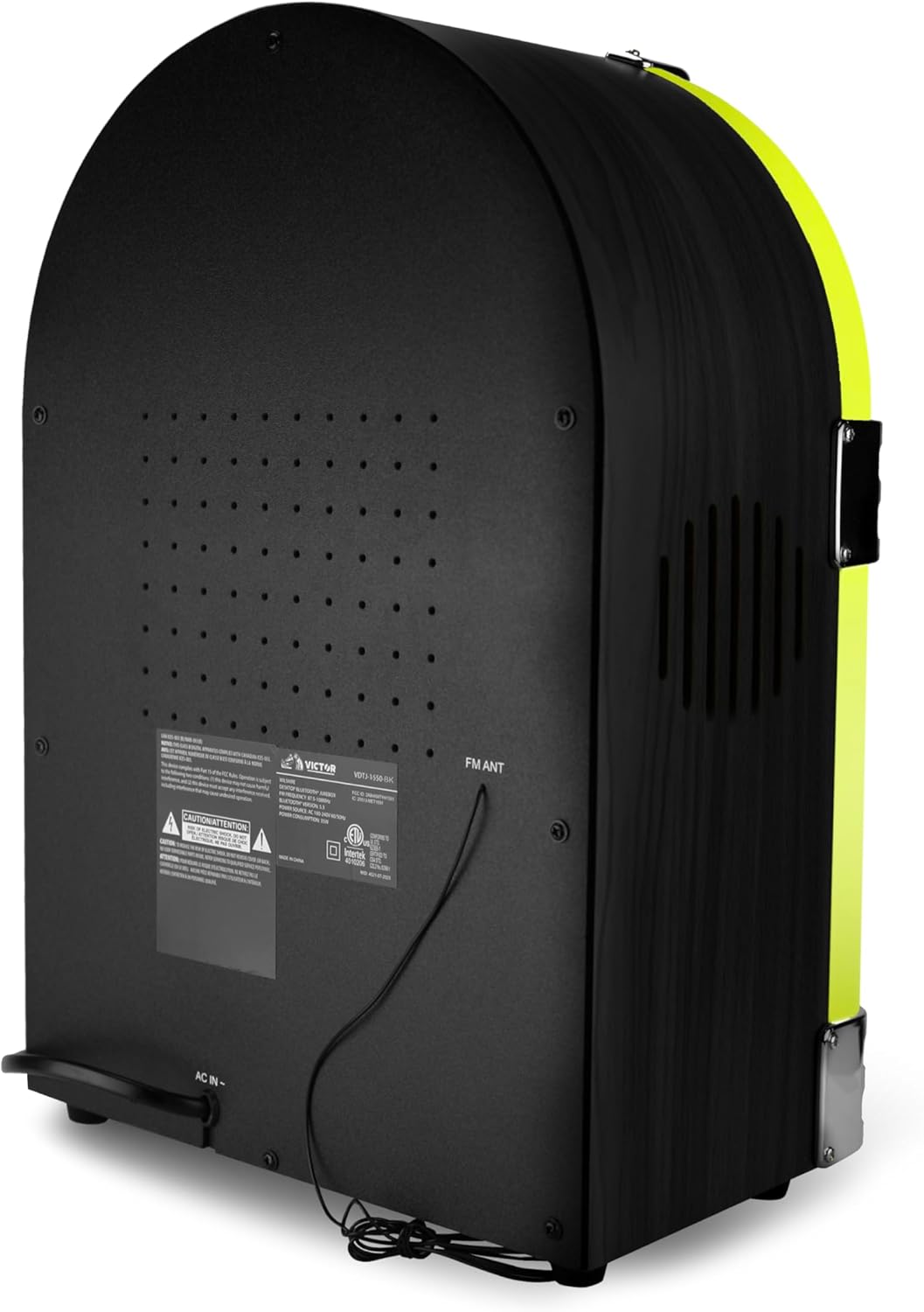 VICTOR  
VTF-1500  
FM ANT  
CAUTION ATTENTION  
E-s  
Intek  
AC IN