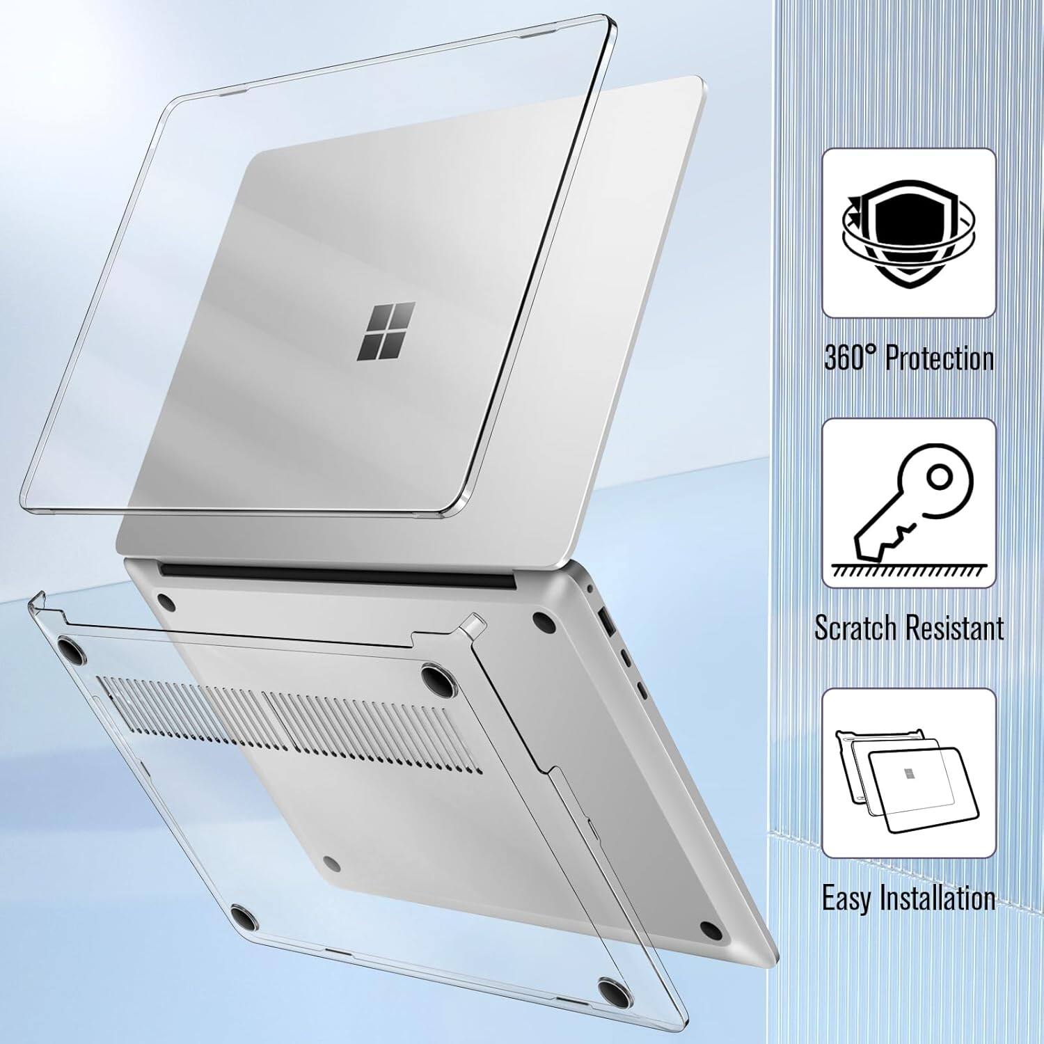 360° Protection  
Scratch Resistant  
Easy Installation