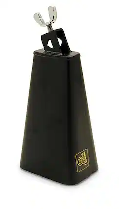 Front. Latin Percussion - 8.5 Inch Agudo Cowbell Steel Construction Bright Tone.