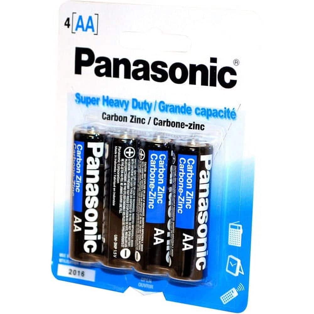 Panasonic - Super Heavy Duty 'AA' Batteries - Set of 4