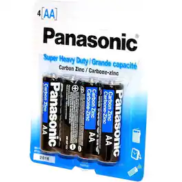 Panasonic - Super Heavy Duty 'AA' Batteries - Set of 4