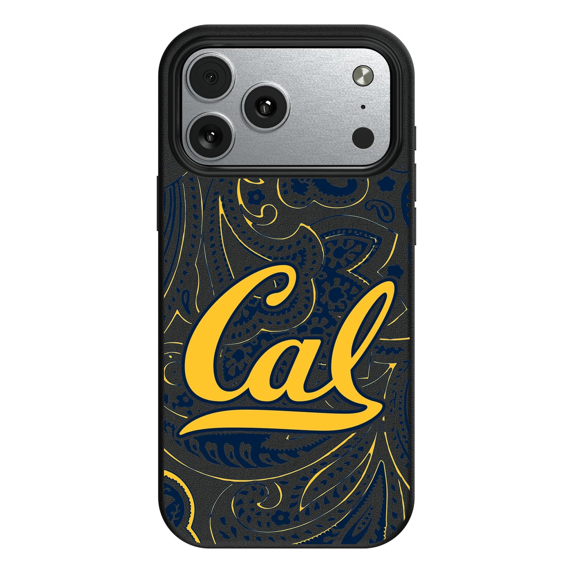 Keyscaper - NCAA - Cal Bears Paisley iPhone Magnetic Bump Case - 17 Pro - Black price history on PriceWatchPro