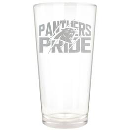 Great American Products - Carolina Panthers Etched 16oz. Rally Cry Pint Glass - Multicolor