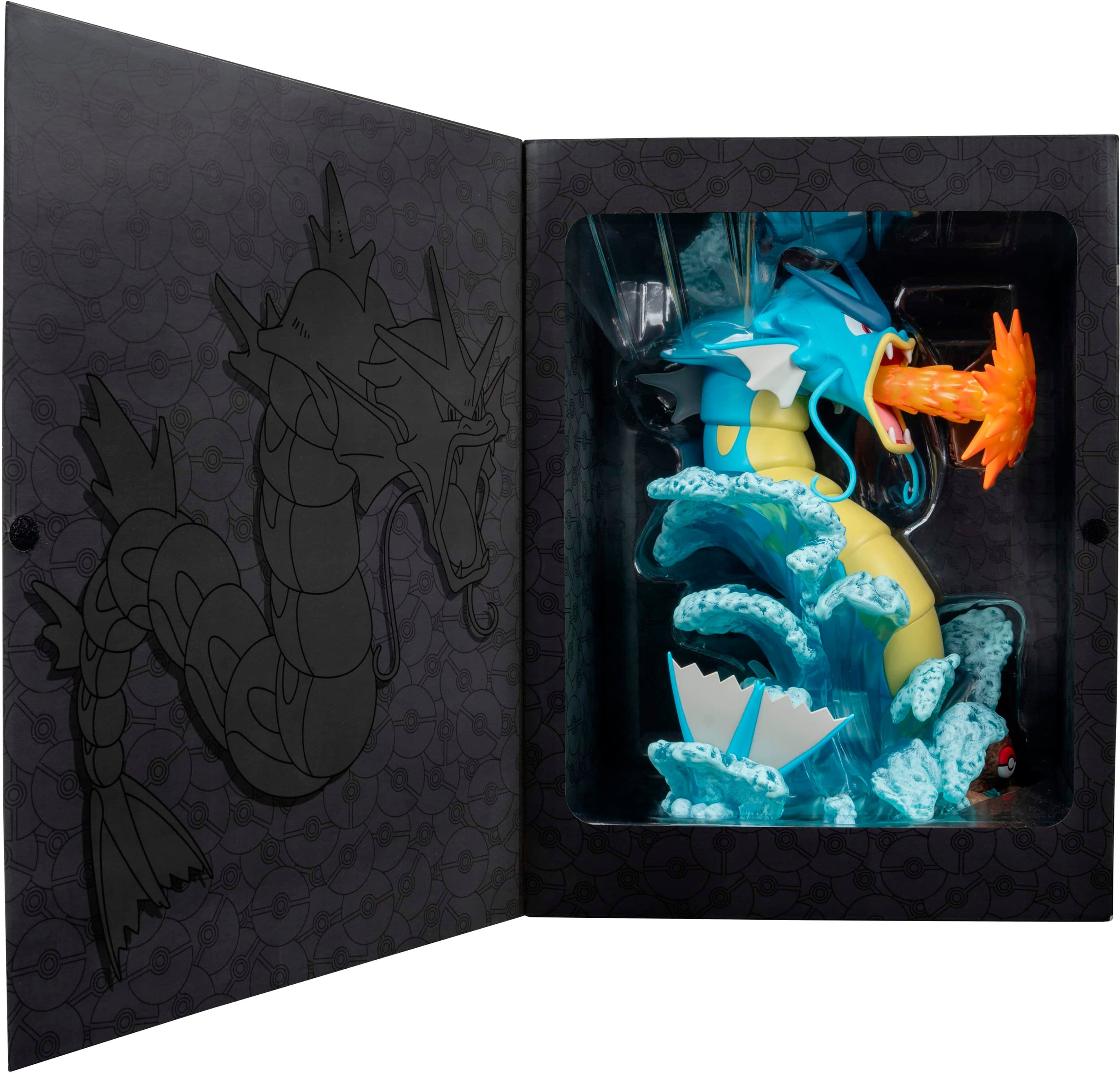 Angle. Jazwares - Pokémon Gyarados 13" Deluxe Collector’s Statue.