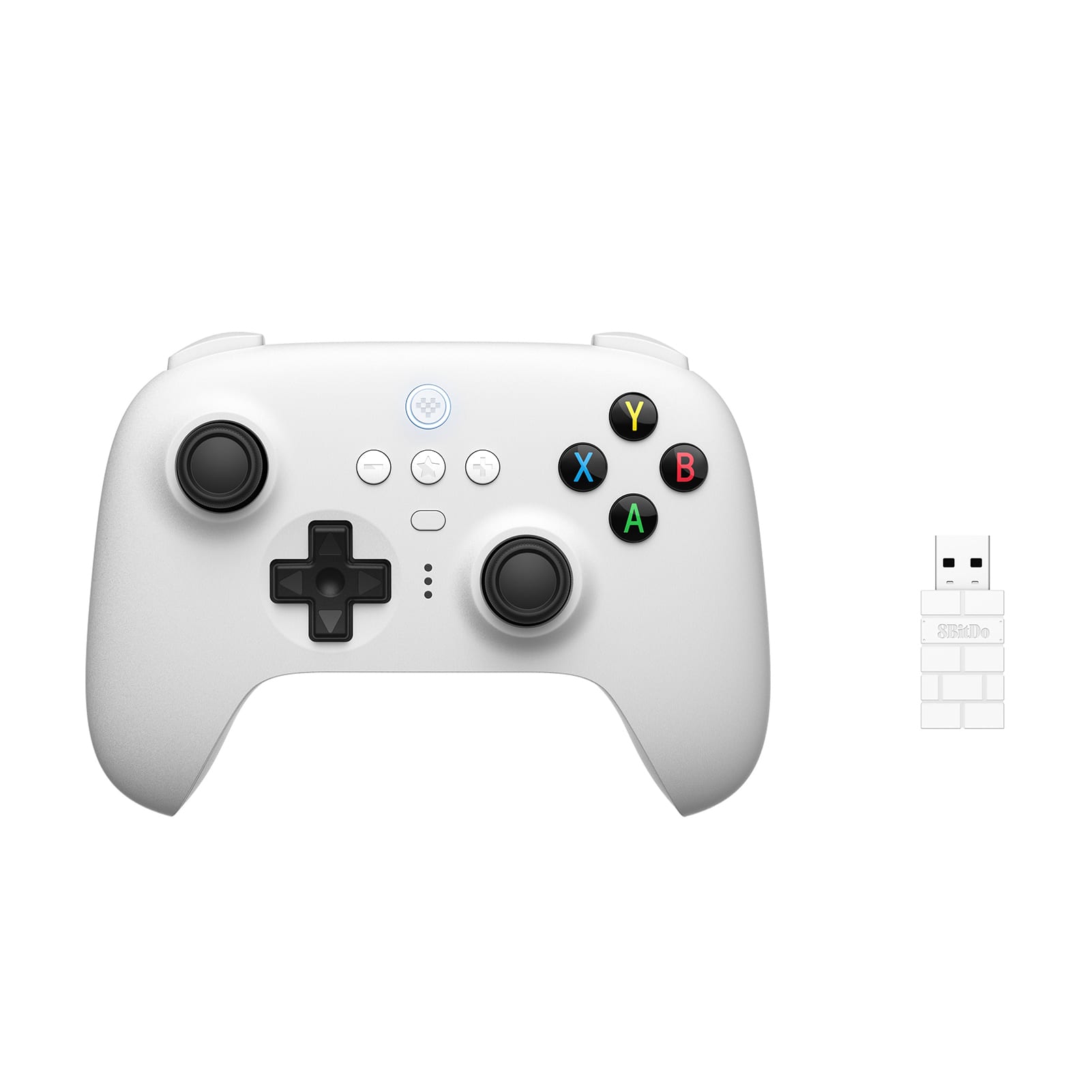 8BitDo Ultimate 2.4G Wireless Controller with Dock and Hall Effect  Joysticks White 81HA07 - Best Buy