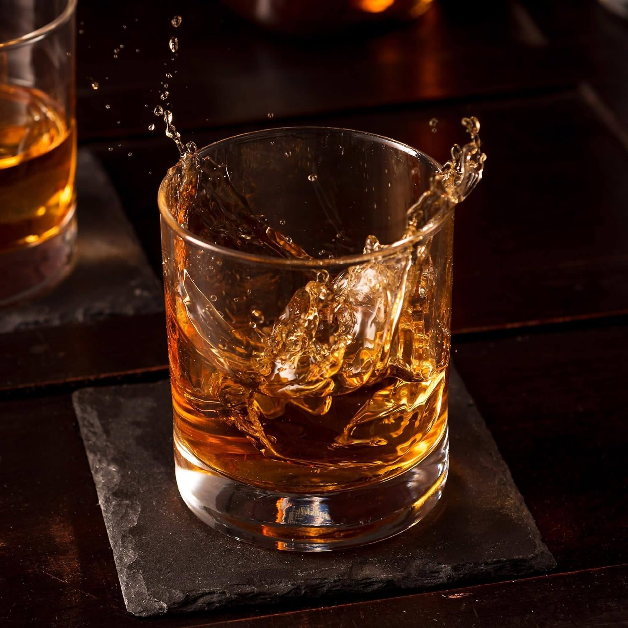 Alt View 1. Bormioli Rocco - Bormioli Rocco Cortina Whiskey Glasses, Set of 6 - 6.5 Oz Weighted Lowball Tumblers - Clear.