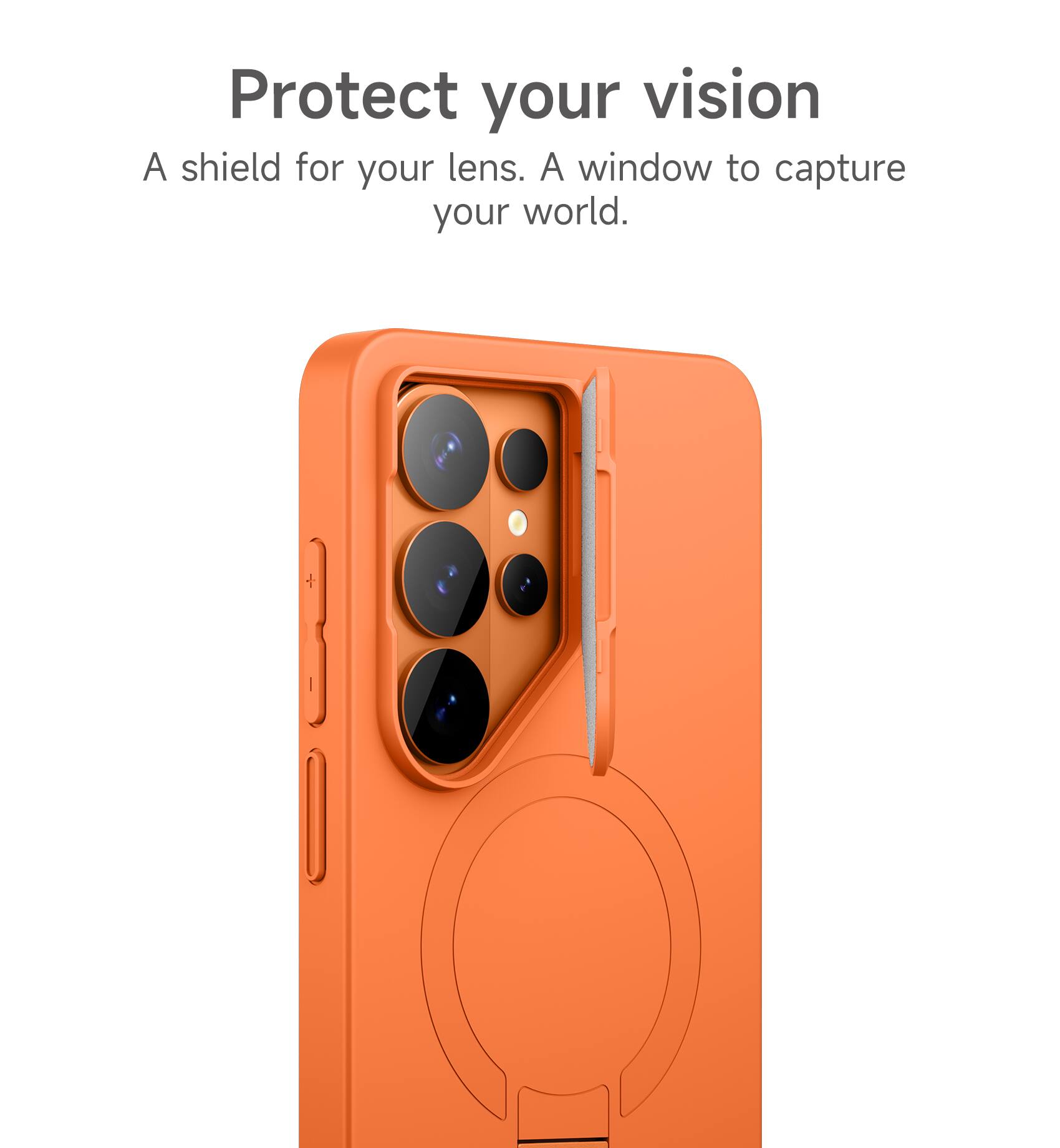Protect your vision  
A shield for your lens. A window to capture your world.